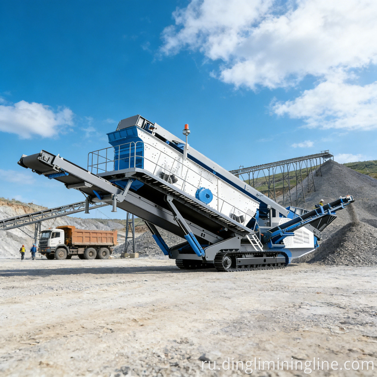 Basalt Crawler Mobile Crusher